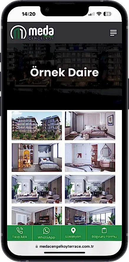 Meda Çengelköy Kurumsal web sitesi